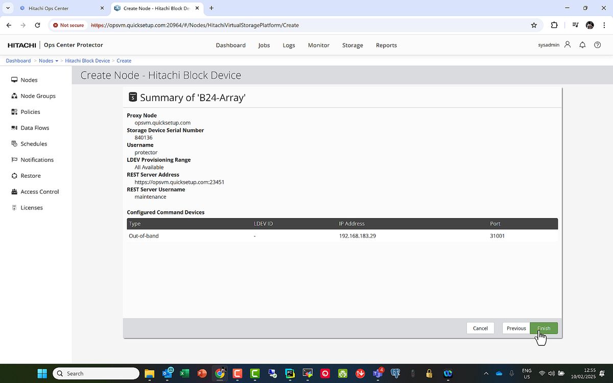 Hitachi Ops Center - Quick Setup Guide - Adding your Storage in Hitachi ...