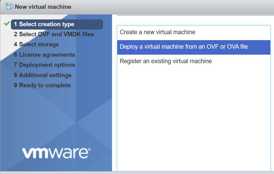 VSP One File Administrator Quick Setup Guide - Deploying the OVA