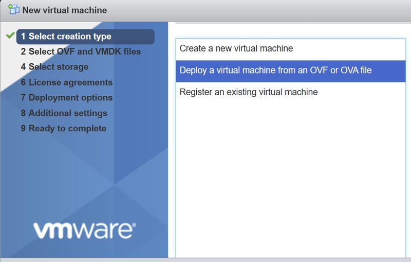 VSP One File Administrator Quick Setup Guide - Deploying the OVA