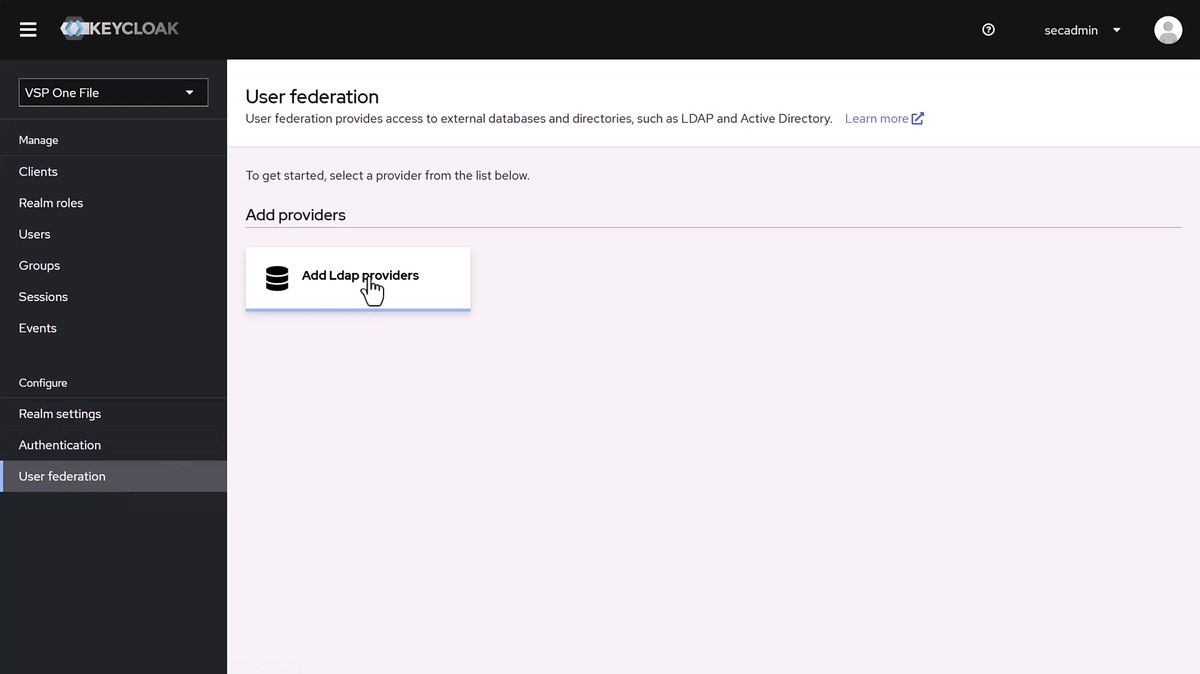 VSP One File Administrator Quick Setup Guide - Onboard Federated ...
